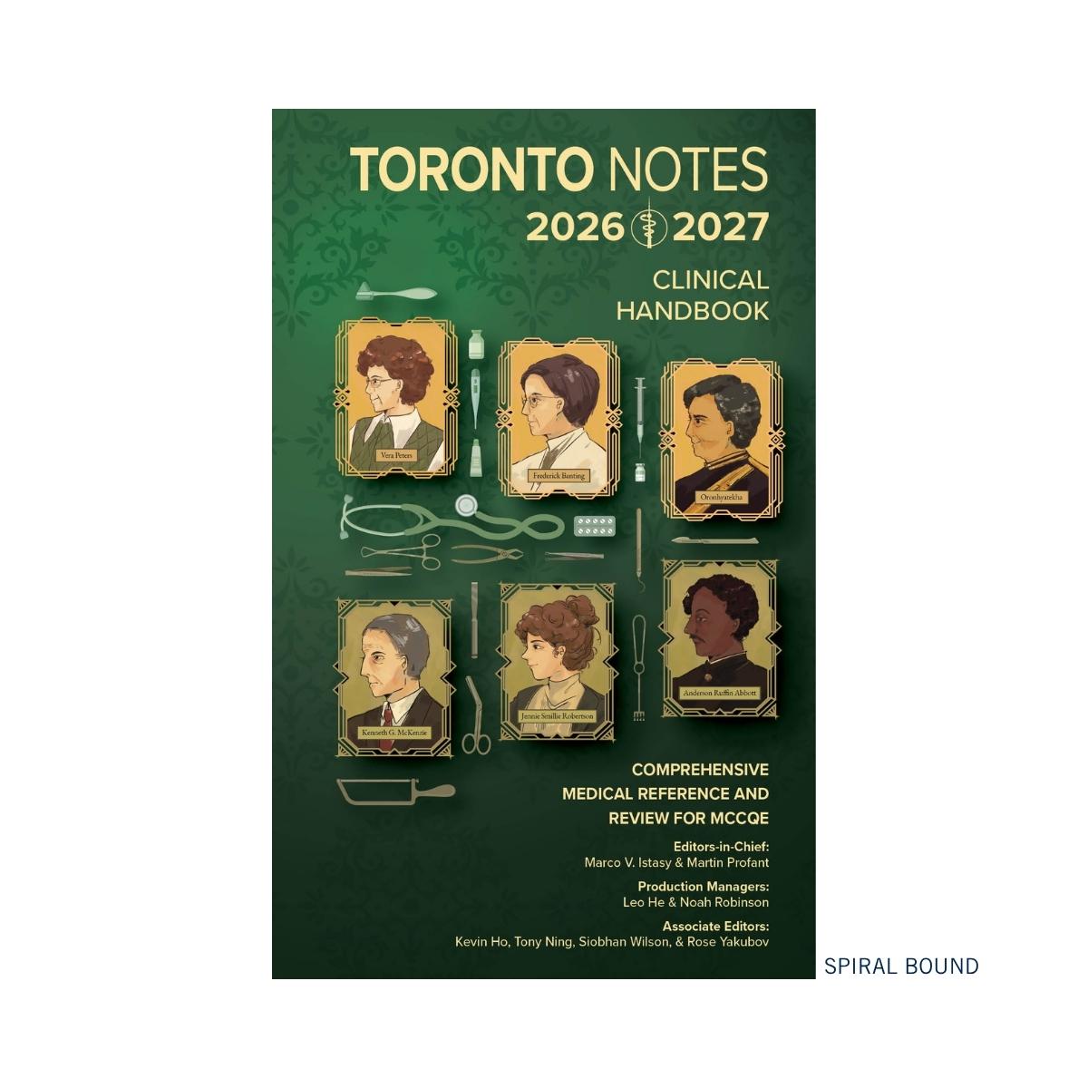 Toronto Notes 2026-2027 Print Bundle
